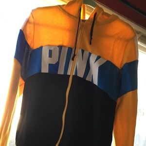 pink full zip